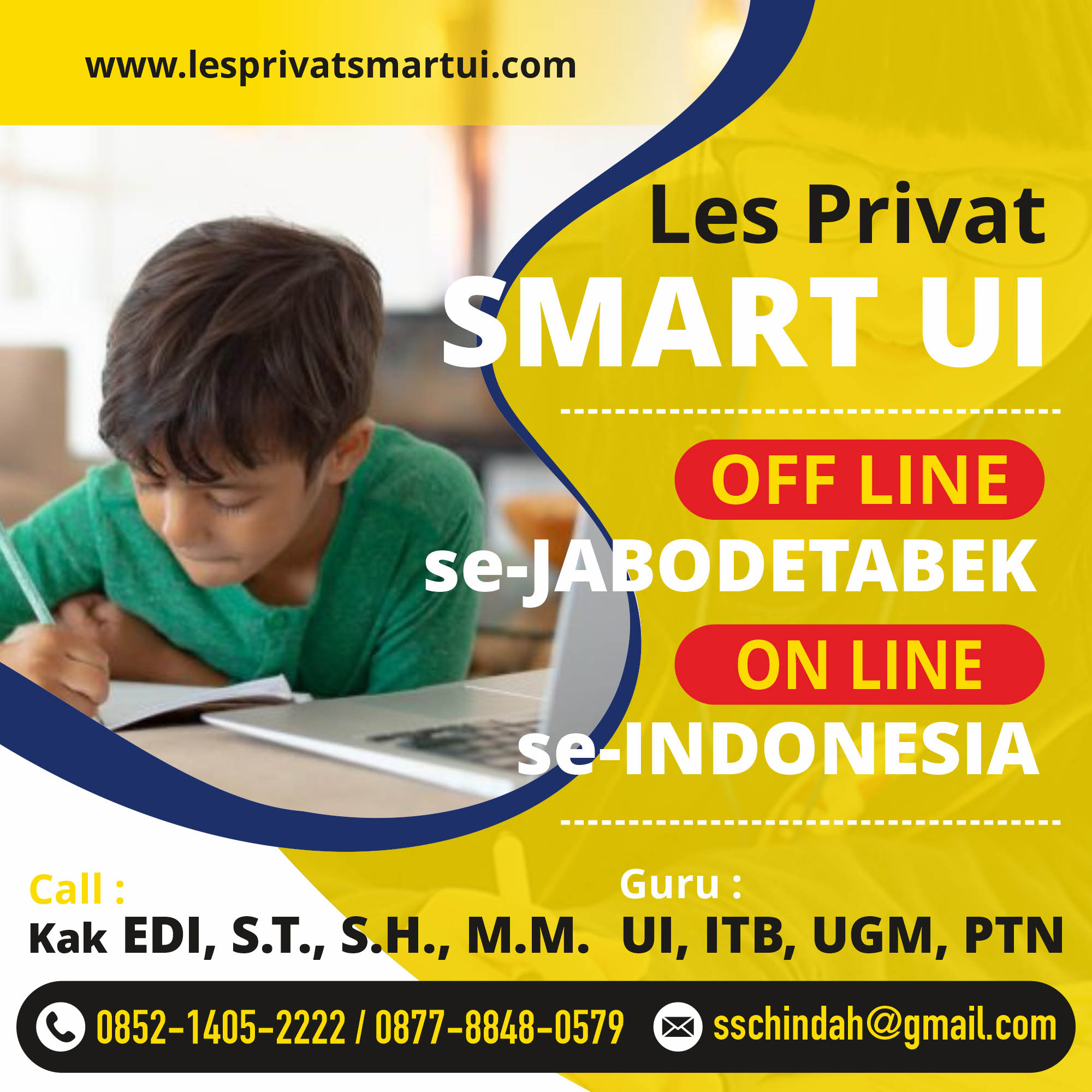 Les Privat SD SMP SMA Jakarta Bekasi - Jasa Guru Les Privat SD SMP SMA Nasional dan Internasional Bogor Depok Tangerang Jawa Barat Indonesia